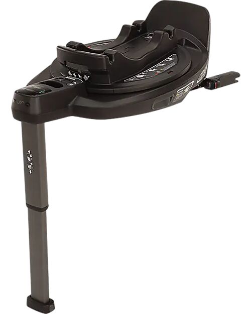 Nuna Curv Car Seat Base - Caviar - 360° Rotation Car Seat Accessories