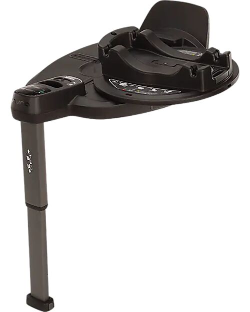 Nuna Curv Car Seat Base - Caviar - 360° Rotation Car Seat Accessories