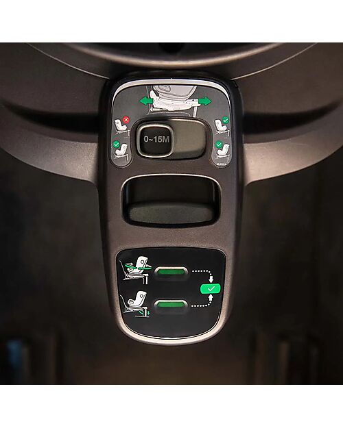 Nuna Curv Car Seat Base - Caviar - 360° Rotation Car Seat Accessories