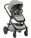 Nuna Demi Grow Stroller - Frost - Convert to Double! Double Pushchairs