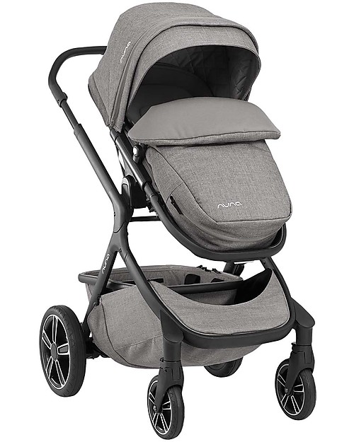 Nuna Demi Grow Stroller - Frost - Convert to Double! Double Pushchairs