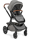 Nuna Demi Grow Stroller - Oxford - Convert to Double! Double Pushchairs