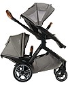 Nuna Demi Grow Stroller - Oxford - Convert to Double! Double Pushchairs