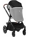 Nuna Demi Grow Stroller with Summer Canopy - Caviar - Convert to Double! Double Pushchairs