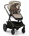 Nuna Demi Grow Stroller with Summer Canopy - Hazelwood - Convert to Double! Double Pushchairs