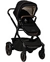 Nuna Demi Grow Stroller with Summer Canopy - Riveted - Convert to Double! Double Pushchairs
