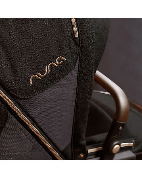 Nuna Demi Grow Stroller with Summer Canopy - Riveted - Convert to Double! Double Pushchairs