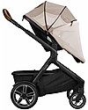 Nuna Demi Grow Stroller with Summer Canopy - Timber - Convert to Double! Double Pushchairs