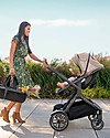 Nuna Demi Grow Stroller with Summer Canopy - Timber - Convert to Double! Double Pushchairs