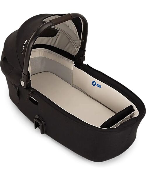 Nuna Demi Next Carrycot - Caviar - Elegant and Versatile Pram Systems
