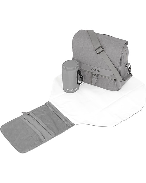 Nuna Diaper Bag - Frost - with Changing pad Organize and Bags