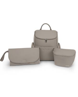 Nuna Diaper Bag - Taupe - with Changing Pad Changing Backpack