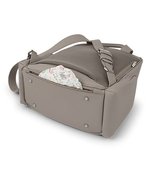 Nuna Diaper Bag - Taupe - with Changing Pad Changing Backpack