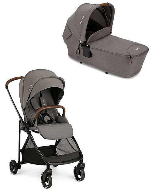 Nuna  Duo Ixxa Stroller + Carrycot Lytl - Granite - Comfort and Practicality  Trio and Duo Strollers