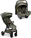 Nuna Duo Stroller TRVL lx + Car Seat Pipa Next i-Size - Pine - Coffeee Trio and Duo Strollers