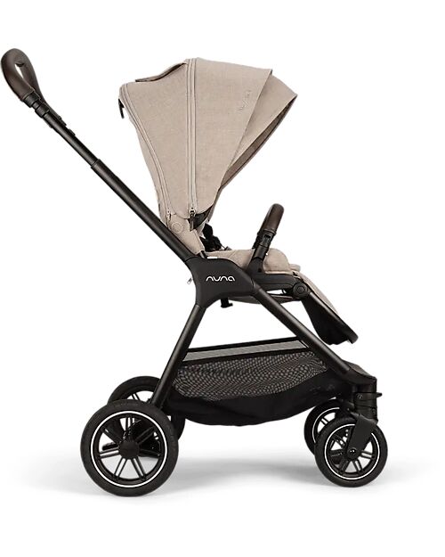 Nuna Duo Triv Next Stroller + Pipa Next i-Size Car Seat - Biscuits - Chocolate   Trio and Duo Strollers