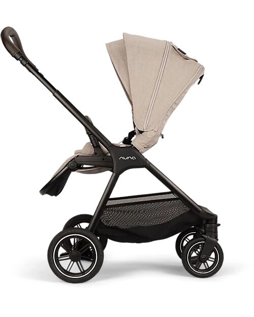 Nuna Duo Triv Next Stroller + Pipa Next i-Size Car Seat - Biscuits - Chocolate   Trio and Duo Strollers