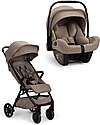 Nuna Duo TRVL lx Stroller + Pipa Next i-Size Car Seat - Cedar - Chocolate Trio and Duo Strollers