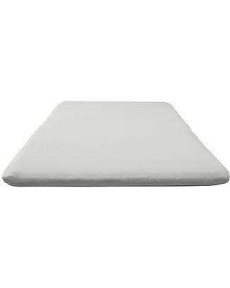 Nuna Fitted Sheet - for SENA Travel Cot - Grey - Organic cotton Cradle Bed Linen