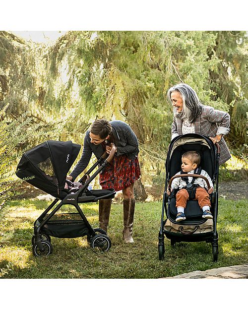 Nuna Fully-featured and Compact Triv Stroller - Riveted Limited Edition - to Travel! Lights Strollers