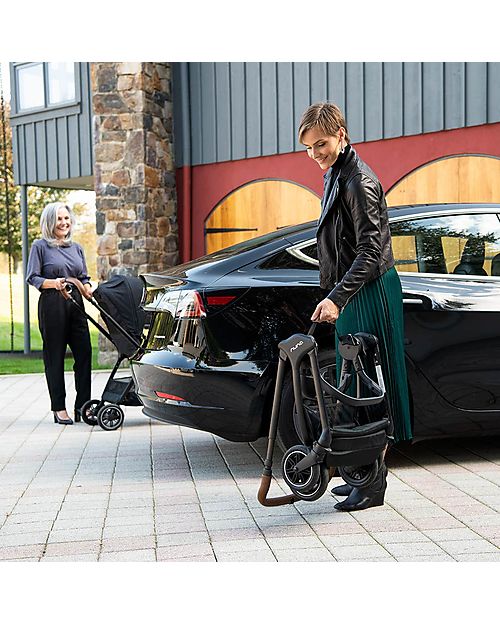 Nuna Fully-featured and Compact Triv Stroller - Riveted Limited Edition - to Travel! Lights Strollers