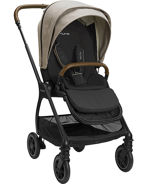 Nuna Fully-featured and Compact Triv Stroller - Timber - to Travel! Lights Strollers