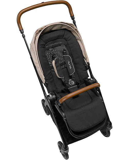 Nuna Fully-featured and Compact Triv Stroller - Timber - to Travel! Lights Strollers