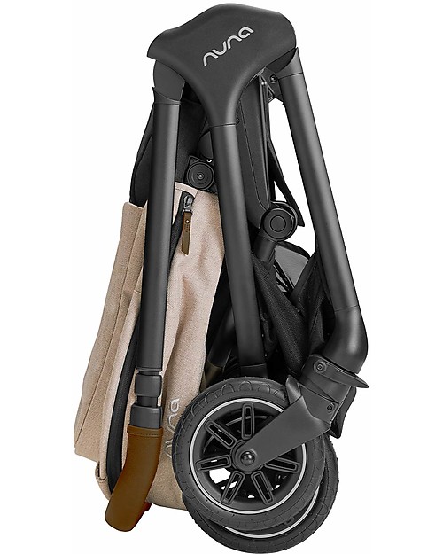 Nuna Fully-featured and Compact Triv Stroller - Timber - to Travel! Lights Strollers