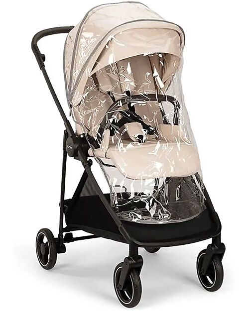 Nuna Ixxa Stroller - Biscotti - Ultralight and Compact only 6Kg! Lights Strollers