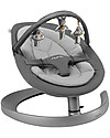 Nuna Leaf Curv Rocking Chair - Granite - Elegant - Turns into a Comfortable Armchair! Bouncers