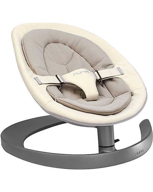 Nuna Leaf Curv Rocking Seat - Birch - Elegant + Quiet + Natural! Bouncers
