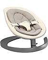 Nuna Leaf Curv Rocking Seat - Birch - Elegant + Quiet + Natural! Bouncers