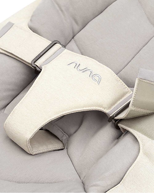 Nuna Leaf Curv Rocking Seat - Birch - Elegant + Quiet + Natural! Bouncers