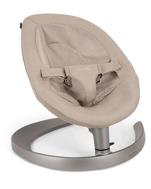 Nuna Leaf Grow Rocking Bouncer - Biscuits - with Toybar Bouncers