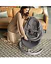 Nuna Leaf Grow Rocking Bouncer - Granite - with Toybar Bouncers