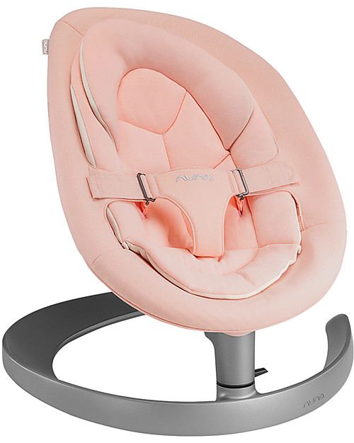 Nuna Leaf Grow Rocking Seat - Peach - Evolves with Baby! Bouncers