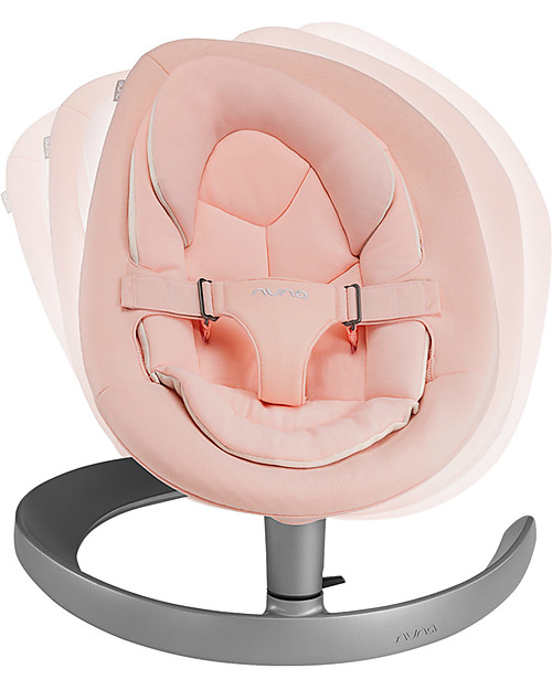 Nuna Leaf Grow Rocking Seat - Peach - Evolves with Baby! Bouncers