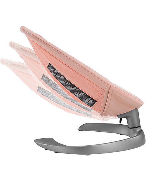 Nuna Leaf Grow Rocking Seat - Peach - Evolves with Baby! Bouncers