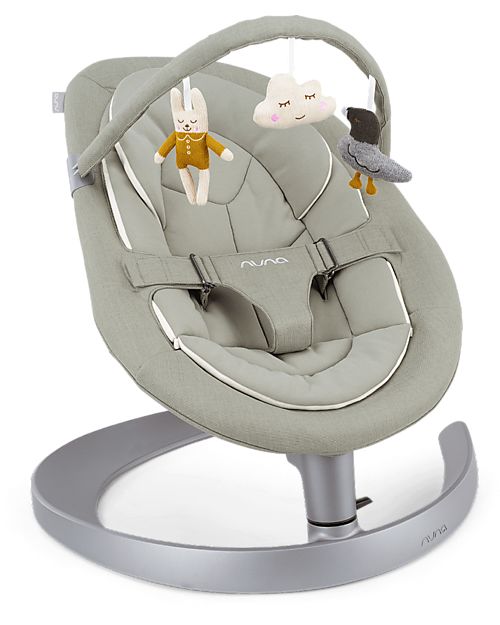 Nuna Leaf Grow Rocking Seat Thyme with Toybar unisex bambini