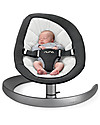 Nuna LEAF™  Curv Rocking Seat Mink - Organic Cotton Quilting Quiet and Natural! Bouncers