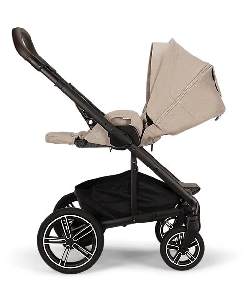 Nuna Mixx Next Stroller - Biscotti - Chocolate - with MagneTech Secure Snap Pushchairs