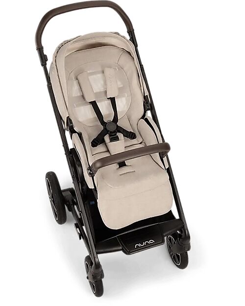Nuna Mixx Next Stroller - Biscotti - Chocolate - with MagneTech Secure Snap Pushchairs
