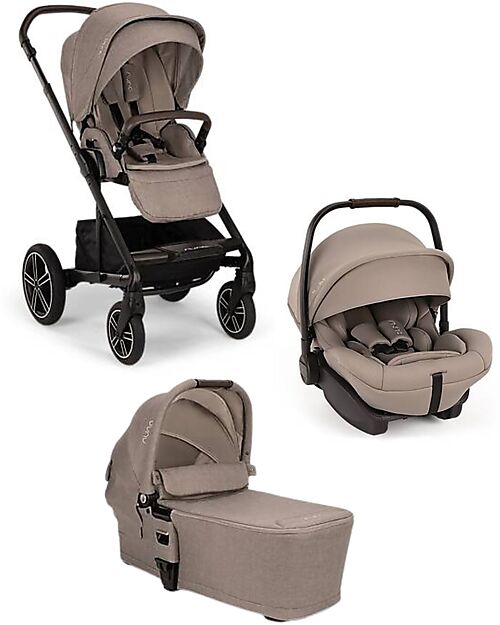 Nuna Mixx Next Stroller + Carrycot + Arra Next Car Seat - Cedar Trio and Duo Strollers