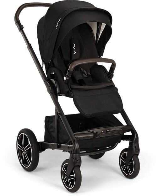 Nuna Mixx Next Stroller - Caviar - Chocolate - with MagneTech Secure Snap Pushchairs