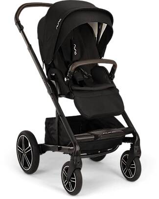 Nuna Mixx Next Stroller - Caviar - Chocolate - with MagneTech Secure Snap Pushchairs