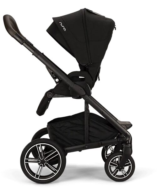Nuna Mixx Next Stroller - Caviar - Chocolate - with MagneTech Secure Snap Pushchairs