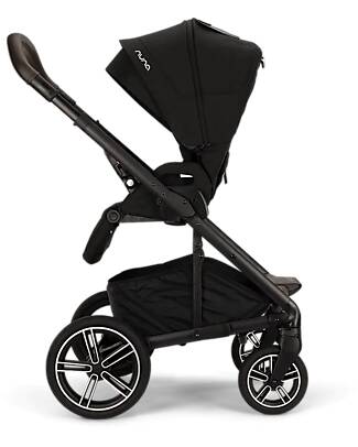 Nuna Mixx Next Stroller - Caviar - Chocolate - with MagneTech Secure Snap Pushchairs