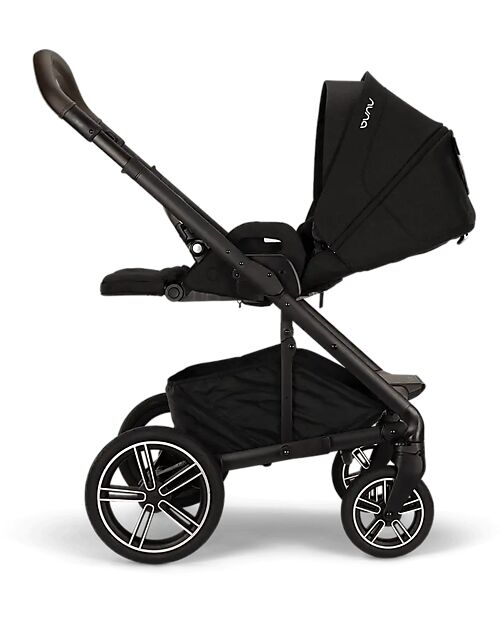 Nuna Mixx Next Stroller - Caviar - Chocolate - with MagneTech Secure Snap Pushchairs