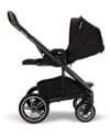Nuna Mixx Next Stroller - Caviar - Chocolate - with MagneTech Secure Snap Pushchairs