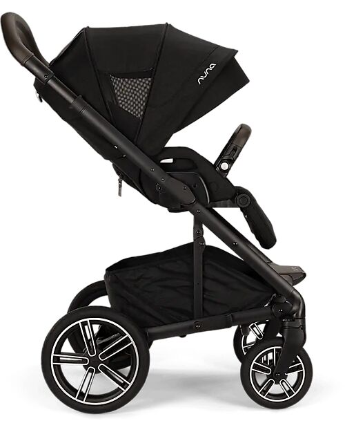 Nuna Mixx Next Stroller - Caviar - Chocolate - with MagneTech Secure Snap Pushchairs